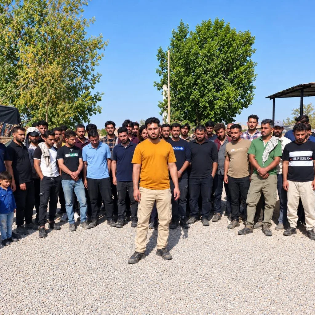Job-Seeking Youth in Qonaitreh (Dezful) Protest Outside Beheshti Agro-Industrial Company